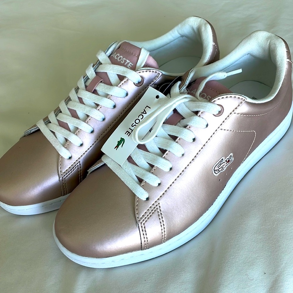 Lacoste Women's Carnaby Evo Fashion Sneaker, Pink